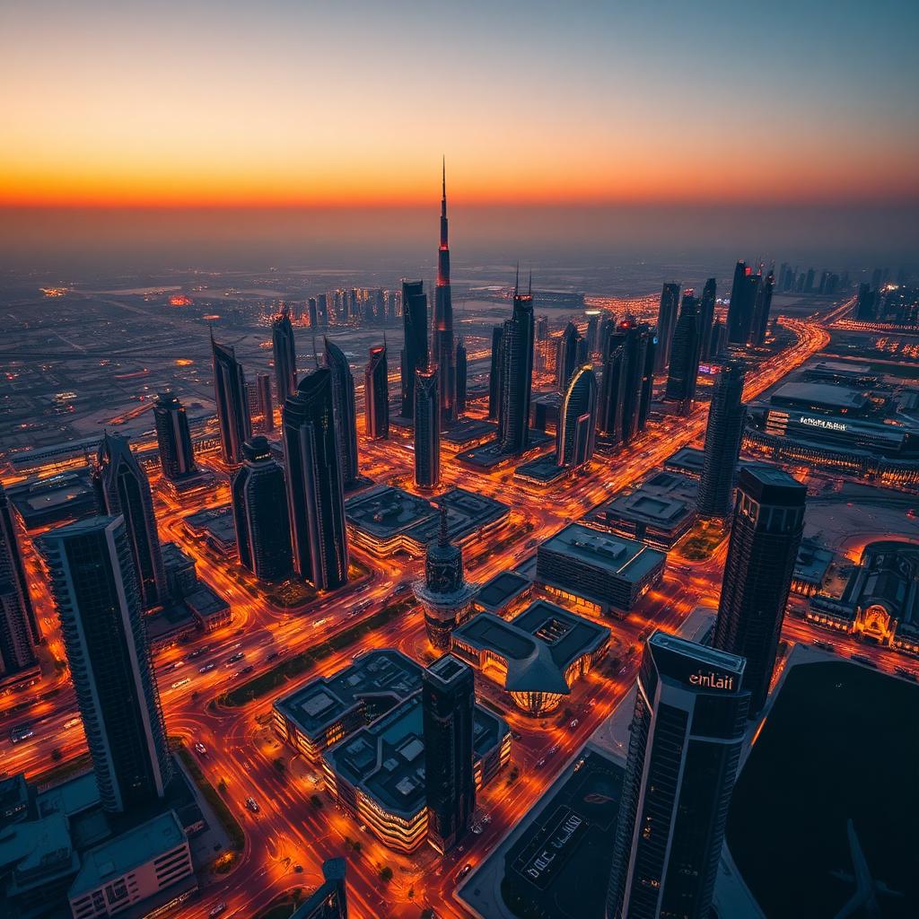 Dubai skyline — Mexora headquarters